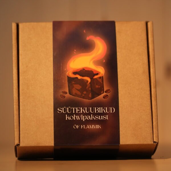 Kohvipaksust süütekuubikud – 9 tk (kinkepakk)